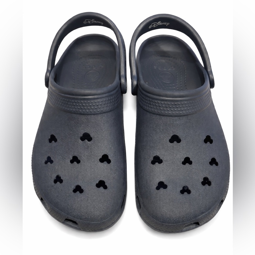 Disney Parks Mickey Mouse Crocs Navy Classic Clogs Women 8 Men 10